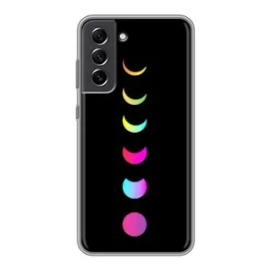 Чехол (ТПУ) с планетами на Samsung Galaxy S21 FE (Полнолуние)