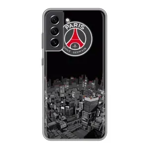 Силиконовые Чехлы принт Футбол на Samsung Galaxy S21 FE (PSG)