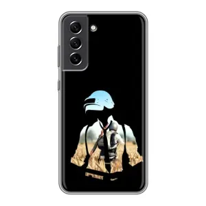 Чохол з картинкою "Герой Pubg" на Samsung Galaxy S21 FE (Пубг мен)
