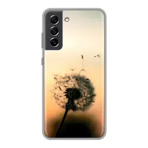 Силиконовый Чехол с одуванчиками на Samsung Galaxy S21 FE (Роздумаханый одуванчик)