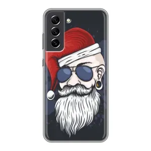 Чехол Санта Клаус для Samsung Galaxy S21 FE (Рождественский МЕН)