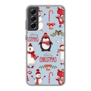Чехол Санта Клаус для Samsung Galaxy S21 FE (Рождественский)