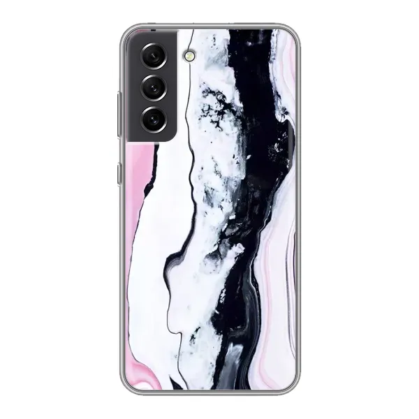 Чехол с рисунком «Розовый мрамор» для Samsung Galaxy S21 FE Чехол с рисунком «Розовый мрамор» для Samsung Galaxy S21 FE