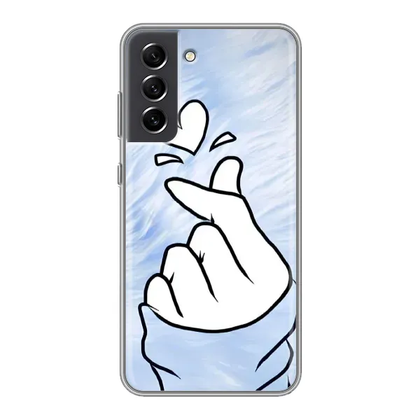 Чехол с рисунком «Сердечка знак» для Samsung Galaxy S21 FE Чехол с рисунком «Сердечка знак» для Samsung Galaxy S21 FE