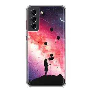 Силиконовые Чехлы Любимому человеку для Samsung Galaxy S21 FE (Шарики в небе)