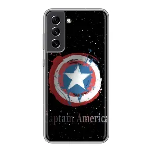 Чохол с Щітом Капітана Америки на Samsung Galaxy S21 FE (Щит Капітана)