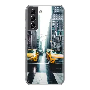 Силиконовый бампер (Работники) на Samsung Galaxy S21 FE (Такси)