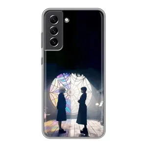 Чехлы с принтом Уэнсдей на Samsung Galaxy S21 FE (Уэнсдей и Энди)