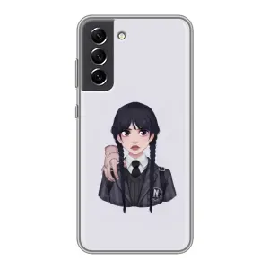 Чехлы с принтом Уэнсдей на Samsung Galaxy S21 FE (Вещь Венсдей)