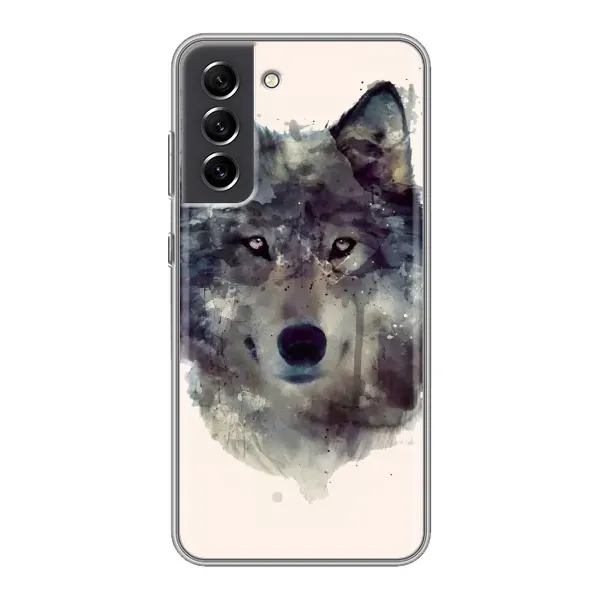 Чехол с рисунком «Волк» для Samsung Galaxy S21 FE