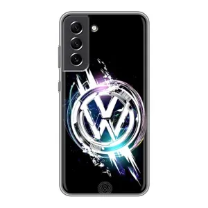 Чехол "Фольксваген" для Samsung Galaxy S21 FE (Volkswagen на черном)