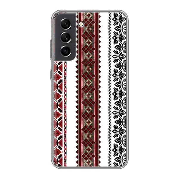 Чехол с рисунком «Вышиваночки» для Samsung Galaxy S21 FE Чехол с рисунком «Вышиваночки» для Samsung Galaxy S21 FE