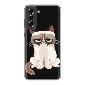 Чехол на тематику: Коты для Samsung Galaxy S21 FE (Взгляд кота)