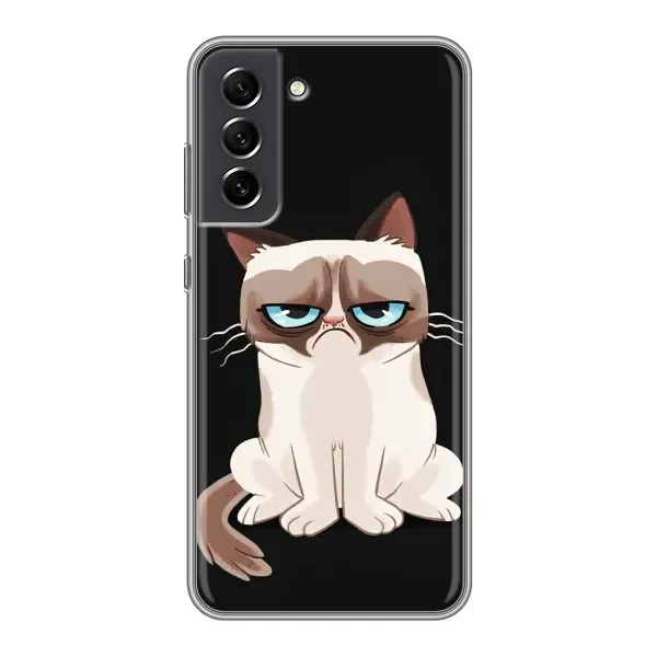 Чехол с рисунком «Взгляд кота» для Samsung Galaxy S21 FE