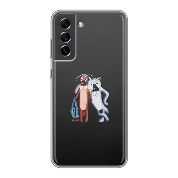 Чехол с рисунком «Шо, опять» для Samsung Galaxy S21 FE