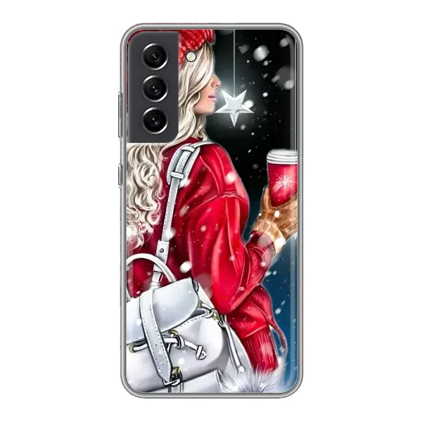 Чехол с рисунком «Зима пришла» для Samsung Galaxy S21 FE Чехол с рисунком «Зима пришла» для Samsung Galaxy S21 FE