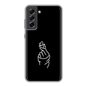Чехлы (Знак сердечка) на Samsung Galaxy S21 FE (Знак Сердечка)
