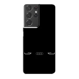 Силіконовий бампер з картинкою машини на Samsung Galaxy S21 Plus (Сілует Audi)