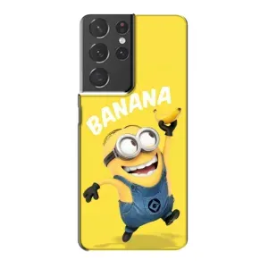 Мультяшний принт на Чохол для Самсунг С21 Плюс (Banana)