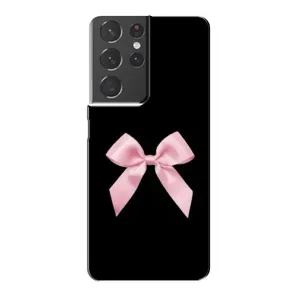Чохол банти для Samsung Galaxy S21 Plus (Бант на чорному)