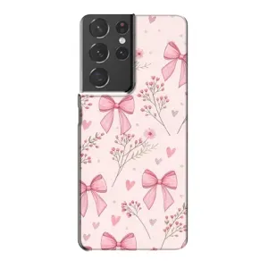 Чохол банти для Samsung Galaxy S21 Plus (Банти з квітами)