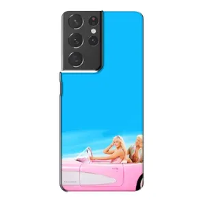 Силиконовый Чехол Барби Фильм на Samsung Galaxy S21 Plus (Барби и Кен)