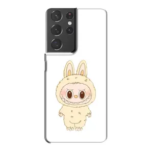 Чохол з принтом Лабубу для Samsung Galaxy S21 Plus (Бежевий Лабубу)