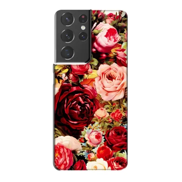 Чехол с рисунком «Букет цветов» для Samsung Galaxy S21 Plus Чехол с рисунком «Букет цветов» для Samsung Galaxy S21 Plus