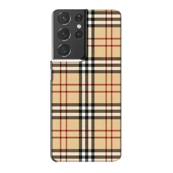 Чехол с рисунком «Burberry стиль» для Samsung Galaxy S21 Plus