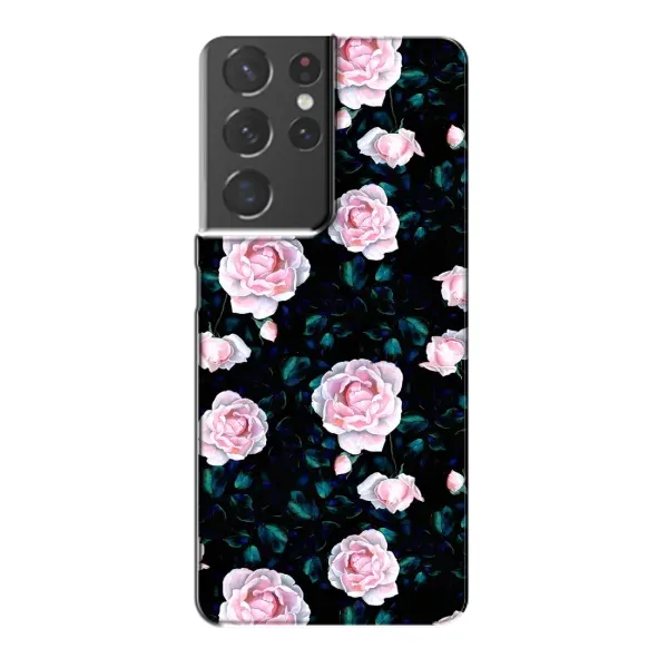 Чехол с рисунком «Чайные розы» для Samsung Galaxy S21 Plus Чехол с рисунком «Чайные розы» для Samsung Galaxy S21 Plus
