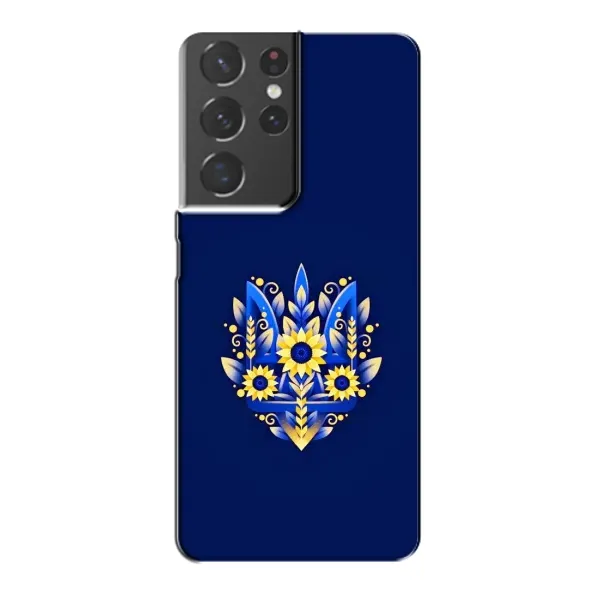 Чехол с рисунком «Цветущий Герб» для Samsung Galaxy S21 Plus