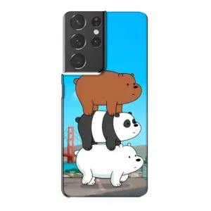 Чехлы с Пандами на Samsung Galaxy S21 Plus (Друзья)