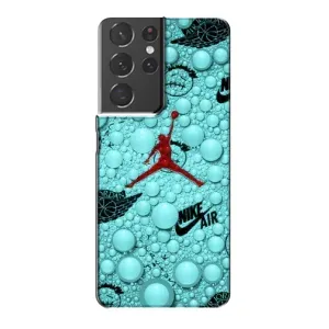 Силиконовый Чехол Nike Air Jordan на Самсунг С21 Плюс (Джордан Найк)