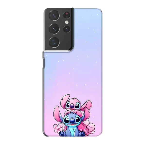 Чехол с рисунком «Энджл и Стич» для Samsung Galaxy S21 Plus Чехол с рисунком «Энджл и Стич» для Samsung Galaxy S21 Plus