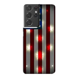 Чехол Флаг USA для Samsung Galaxy S21 Plus (Флаг США 2)
