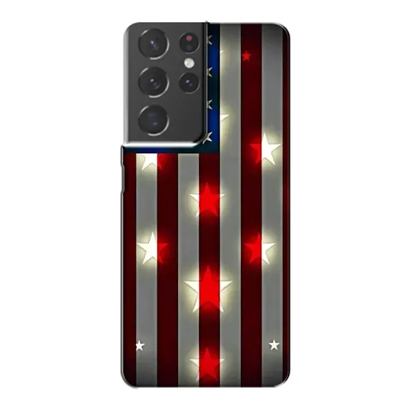 Чехол с рисунком «Флаг США 2» для Samsung Galaxy S21 Plus Чехол с рисунком «Флаг США 2» для Samsung Galaxy S21 Plus
