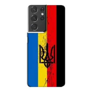 Чехол с рисунком «Флаг УПА» для Samsung Galaxy S21 Plus