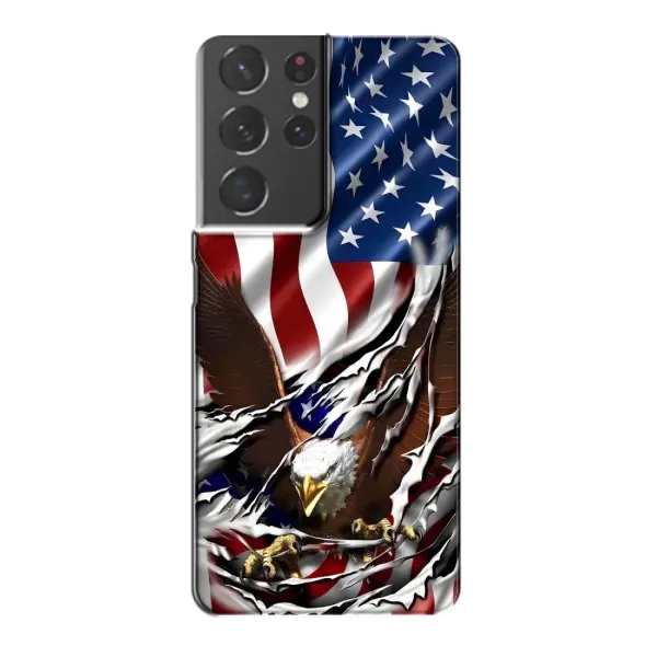 Чехол с рисунком «Флаг USA» для Samsung Galaxy S21 Plus Чехол с рисунком «Флаг USA» для Samsung Galaxy S21 Plus
