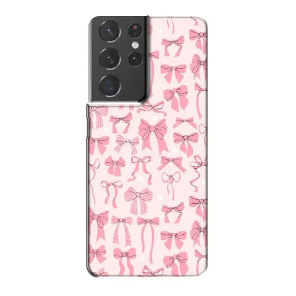 Чехол с рисунком «Фон бантики» для Samsung Galaxy S21 Plus Чехол с рисунком «Фон бантики» для Samsung Galaxy S21 Plus