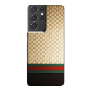 Чохли бренд ГУЧЧІ для Samsung Galaxy S21 Plus (Фон Гуччі)