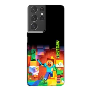 Чохли для Samsung Galaxy S21 Plus (Персонажі МайнКрафт) (Герой Майнкрафт)