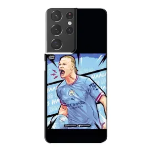 Чохли з принтом на Samsung Galaxy S21 Plus Футболіст (гол Ерлінг Холанд)