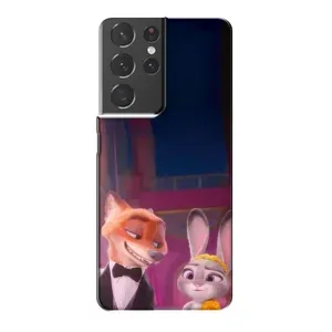 Силиконовый чехол с принтом Зоотрополіс для Samsung Galaxy S21 Plus (Главные герои)