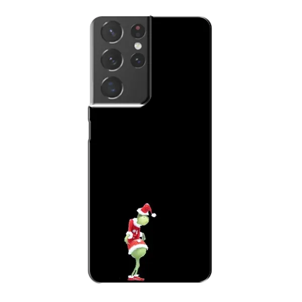 Чехол с рисунком «Гринч на чорном» для Samsung Galaxy S21 Plus Чехол с рисунком «Гринч на чорном» для Samsung Galaxy S21 Plus