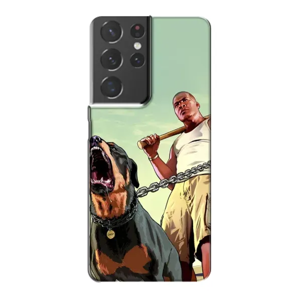 Чехол с рисунком «GTA» для Samsung Galaxy S21 Plus