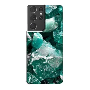 Чехол (Дорого -богато) на Samsung Galaxy S21 Plus (Изумруд)
