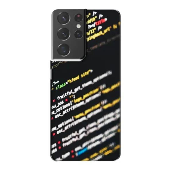 Чехол с рисунком «Код» для Samsung Galaxy S21 Plus Чехол с рисунком «Код» для Samsung Galaxy S21 Plus