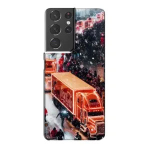 Чехлы на Новый Год Samsung Galaxy S21 Plus (Кока Кола)