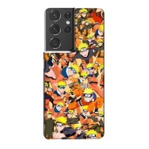Чохли з принтом НАРУТО на Samsung Galaxy S21 Plus (Коллаж Наруто)