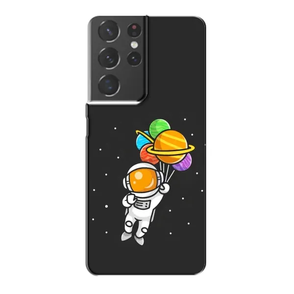 Чехол с рисунком «Космонавт с шариками» для Samsung Galaxy S21 Plus Чехол с рисунком «Космонавт с шариками» для Samsung Galaxy S21 Plus